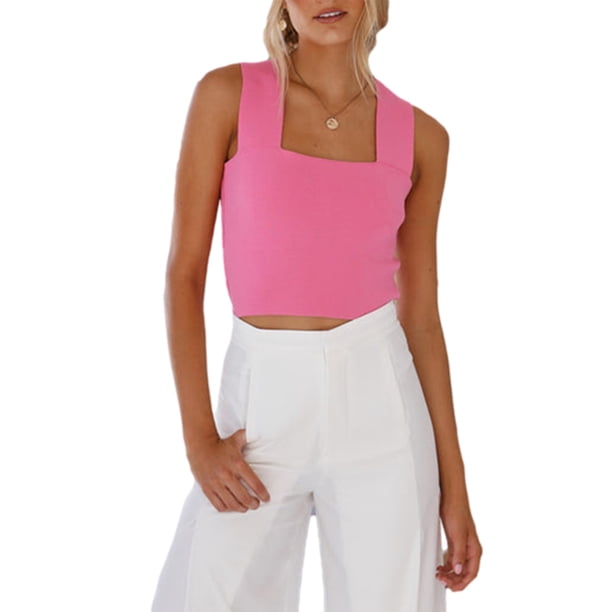 Txlixc Chaleco de punto de verano femenino Txlixc moda