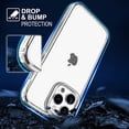thumbnail image 4 of Phone Case Compatible for iPhone 14 Pro, Clear Case Non-Yellowing Shockproof Protective Bumper Slim Cover for 6.1 Inch, 4 of 6