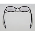 thumbnail image 5 of NEW VERA WANG LUXE FISSION WOMENS/LADIES DESIGNER FULL-RIM BLACK LIGHT WEIGHT CLASSIC SHAPE FRAME DEMO LENSES 47-19-135 EYEGLASSES/GLASSES, 5 of 9