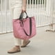 thumbnail image 5 of Bolso de mano grande para mujer, viaje de trabajo, bolso de hombro utilitario ligero y plegable, 5 of 6