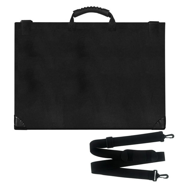 Sidaley Bolsa de almacenamiento impermeable de tela Oxford para artistas con asas, correas, bolsillo para arte, pintura, póster, tablero, pinturas