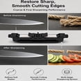 thumbnail image 4 of Portable Knife Sharpener, Handheld Angle Guided Knife Sharpener with 15°/17°/25° Adjustable Angles, Comes with 2 whetstones (800/1000 grit + 1500/2000 grit) for Kitchen & Travel, 4 of 5