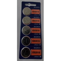 Sony Murata CR2016 3V Lithium Coin Battery - 100 Pack   FREE SHIPPING