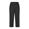 thumbnail image 6 of HEILAU Dressy Capri Pants for Women High Waisted Work Casual Cropped Pants Summer Slacks Stretch Dress Pants with Pockets, S-5XL Black, 6 of 7