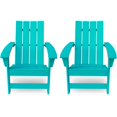 thumbnail image 2 of Noble House Encino Chaise Adirondack Contemporaine Extérieure (Ensemble de 2) Turquoise, 2 of 8