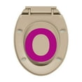 thumbnail image 4 of vidaXL Soft-Close Toilet Seat Beige Oval, 4 of 8