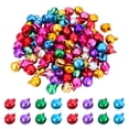 thumbnail image 1 of EeaseMX 100 Uds. De cascabeles de Navidad, dijes de cuentas sueltas, joyería, adornos para árbol de Navidad (colores mezclados), 1 of 7