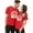 Red, variant on Mens Valentine'S Day T Shirts Short Neck Printed Sleeve Comtable Round Boho Shirt for Men Valentine'S Day,Pink,S