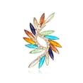 thumbnail image 1 of Broche de flores giratorio adornado con diamantes, accesorios de ropa de moda, broche universal para hombres y mujeres Rojo Verde, 1 of 4