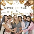 thumbnail image 3 of Coffee Baby Shower Decoration Backdrop, Something Sweet is Brewing Backdrop Banner Photography Props Brunch Tea Baby Shower Decorations for Coffee Theme Baby Shower Gender Reveal Party, 3 of 6