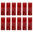 thumbnail image 1 of Miangastore 12pcs Trailer Reflectors Self Adhesive Reflectors Rectangular Vehicle Reflectors, 1 of 9