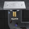 thumbnail image 3 of Plastic Foot Operated Square Floor Drain Fast Drainage Press Sewer Strainer, 3 of 5