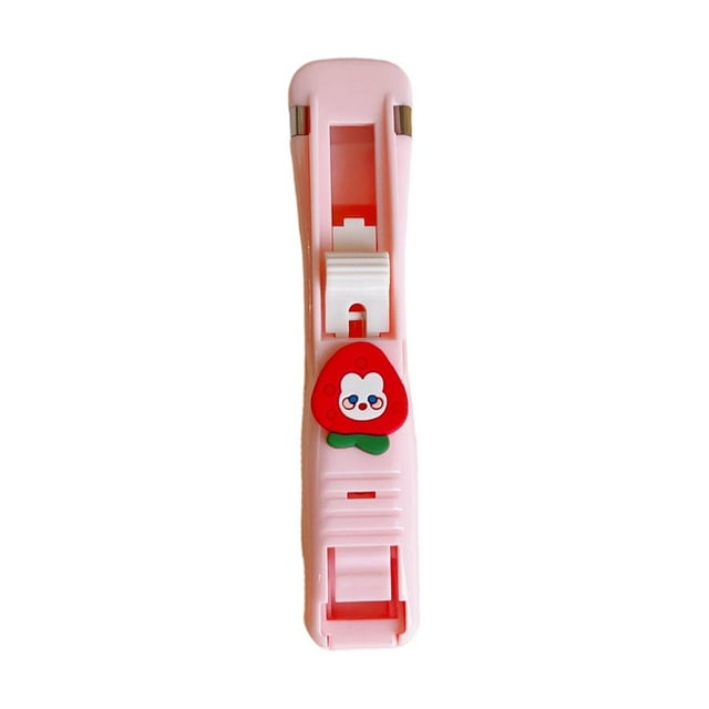 1 Set Securing Clip Punch Free Large Capacity Metal Portable Fast Clam Clip Dispenser Refill Clips Home Supplies