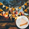 thumbnail image 2 of Camping Pennant Banner, Triangle Flags, DIY Hanging Craft for Festival Anniversary Wedding Classroom Decor, 2 of 5
