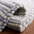 thumbnail image 5 of SAFAVIEH Martha Stewart Natura Striped Area Rug, Ivory/Blue, 8' x 10', 5 of 8