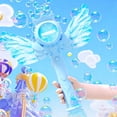 thumbnail image 6 of Bubble Wands for Kids Girls - LED Light & Music Bubble Machine, 60ml Bubble Solutions, Outdoor Party Birthday Toys for Toddlers, Gift for 3 4 5 6 7 8 Year Old Girls (2pc, Blue & Pink), 6 of 8