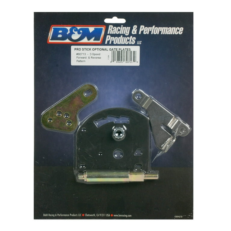 B&M 80713 Pro Stick Shift Plate, 2-Speed Gate Plate for Powerglide