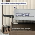 thumbnail image 4 of Sidekiix Black Under Mattress Bedside Laptop Shelf, Adjustable 17" x 11" Tray, 4 of 8