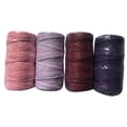 thumbnail image 4 of WHAMVOX Rustic Cotton Yarn Rope 4 Rolls Colored Cotton Twine for Crafts 10x5x5cm and Soft, 4 of 8