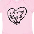 thumbnail image 4 of Inktastic I Love My Mom and Dad in Black Chalk Heart Boys or Girls Baby Bodysuit, 4 of 5