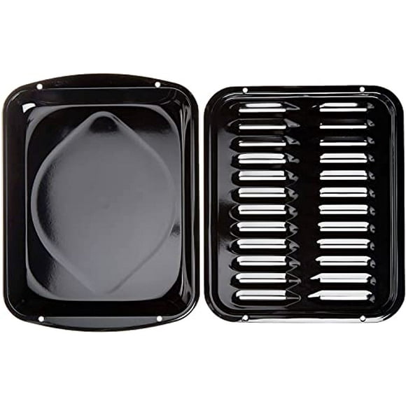 Replacement for Whirlpool 4396923 Broiler Pan and Rack set 17 x 13 Inch