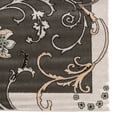 thumbnail image 3 of Linon Home Décor Elegance Area Rug Collection, Gray and Charcoal, 8' x 10', 3 of 4