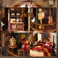 thumbnail image 5 of Miniature Dollhouse Kit, DIY Mini House Building Kits for Adults to Building with Furnitures Tiny House Bookshelf Decor Christmas Birthday Gifts for Family Lovers, 5 of 7
