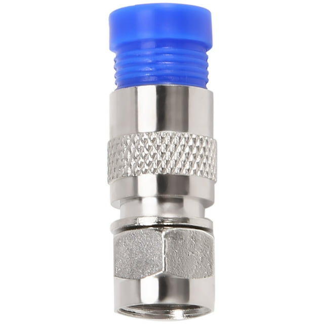 50 Pcs Connecteurs de Compression RG6 Câble Coaxial Connexion Étanche Connecteur de Compression F Outil de Compression Coaxial RG6