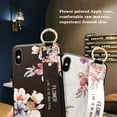 thumbnail image 3 of Phone Case TPU Phone Cover Floral Print Cellphone Protector with Bracket, Replacement for iPhone XR 6.1 inch, White Workhe, 3 of 9