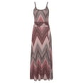 thumbnail image 4 of LASCANA Women's Sleeveless Print Maxi Dress Ruching, 4 of 5