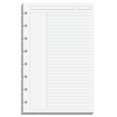 thumbnail image 1 of Levenger Circa Annotation 1/4 Inch Ruled Discbound Paper Refill, Disc Notebook and Planner Inserts, 300 sheets, Junior, 1 of 4