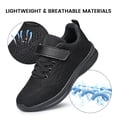 thumbnail image 3 of vibdiv Boys Girls Shoes Running Sneakers Breathable Lightweight Tennis Athletic Walking School Kids Shoes All Black Toddler Size 7, 3 of 5