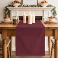thumbnail image 2 of Table Runner 72 Inches Long for Kitchen Dining, Red Solid Color Dresser Scarf Farmhouse, Dining Table Decorations for Wedding/Parties, Aesthetics Contemporary Luxury 16 x 72 In, 2 of 8