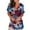 Navy, variant on ibuvkizy Summer Independence Day Shirts for Women Fashion American Flag Tops Patriotic Crewneck Short Sleeve Print Tees,4th of July Shirt for Women Black L