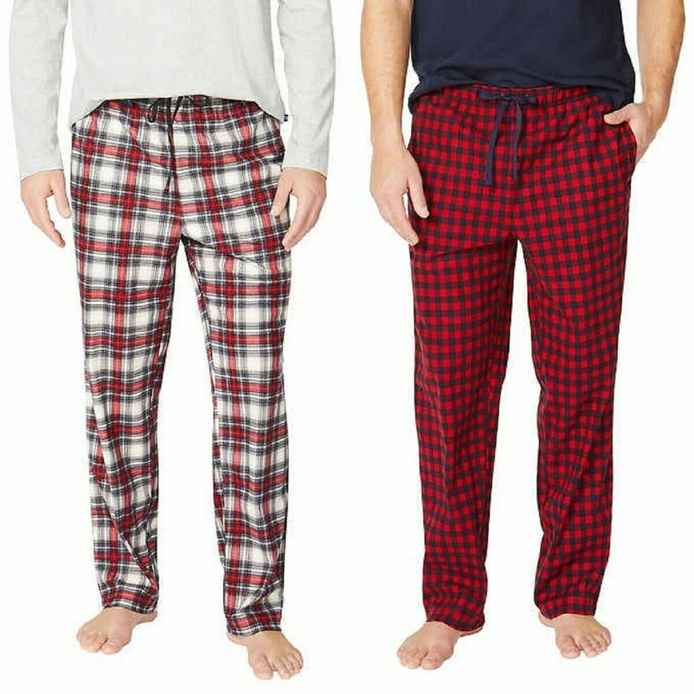 Nautica Men’s Fleece Lounge Pants (Red, Medium), 2-Pack - Walmart.com ...