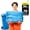Blue, variant on Contractor Garbage Bags, Biodegradable Contractor Large Trash Bags, 10 Gallon, 30 Count