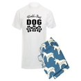 thumbnail image 1 of CafePress - Worlds Best Dog Dad Pajamas - Men's Light Pajamas, 1 of 1
