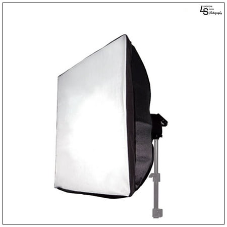 Studio Flash Softbox Setup with Velcro Soft White Diffuser, Inner Baffle, and Universal Speed Ring Adapter by Loadstone Studio