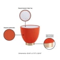 thumbnail image 4 of Manhattan Comfort Anderson End Table 2.0 with Steel Frame in Orange, 4 of 6