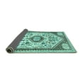 thumbnail image 2 of Ahgly Company Indoor Rectangle Persian Turquoise Blue Traditional Area Rugs, 5' x 8', 2 of 4