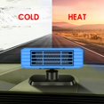 thumbnail image 4 of Calentador de Coche Portátil, Ventilador, Descongelador, 150W, Calentamiento Rápido, Descongelador Automático, Desempañador con  degree Ajustable Azul 12V, 4 of 8