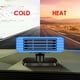 thumbnail image 5 of Calentador de Coche Portátil, Ventilador, Descongelador, 150W, Calentamiento Rápido, Descongelador Automático, Desempañador con  degree Ajustable Azul 12V, 5 of 8