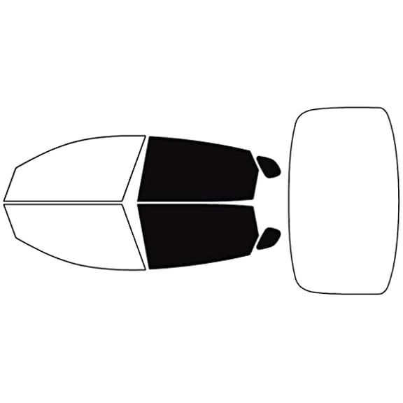 Rvinyl Window Tint Kit Compatible with Kia OPTima 2016-2020 - Back Precut Kit - 5%