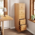 thumbnail image 4 of Tribesigns 5-Drawer Dresser, Wood Narrow Dresser for Small Spaces, 4 of 7