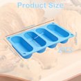 Silicone Hot Dog Baking Pan,2 Pack 4 Cavity Hot Dog Bun Mols,NonStick