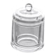 thumbnail image 5 of Portavelas de vidrio con cúpula Cloche Tarro de vidrio transparente Copa de candelabro moderna para vacaciones, 5 of 7