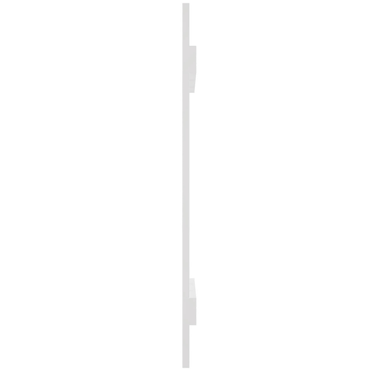 Ekena Millwork 12"W x 35"H Mid-America Vinyl, Standard Size Three Board Spaced Shutters, w/Installation Shutter-Lok's & Matching Screws (Per Pair), 001 - White