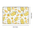 thumbnail image 5 of Area Rugs For Living Room Decor - Cute Durian Ice Cream Anti Slip Throw Washable Rugs 3x5 For Bedroom, Soft Indoor Carpet For Bedroom Living Room 60x39In, 5 of 5