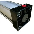 thumbnail image 3 of INTSUPERMAI Air Cylinder Pneumatic Standard Cylinder Single Rod Dual Action SC 80*300 Aluminum Alloy Adjustable Magnetic Bore:3" Stroke:12", 3 of 7