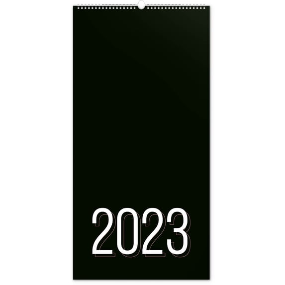 2023 Monthly Wall Calendar, Office and Family Planner for Hanging with US Holidays and Week Numbers 8.5x17 in.